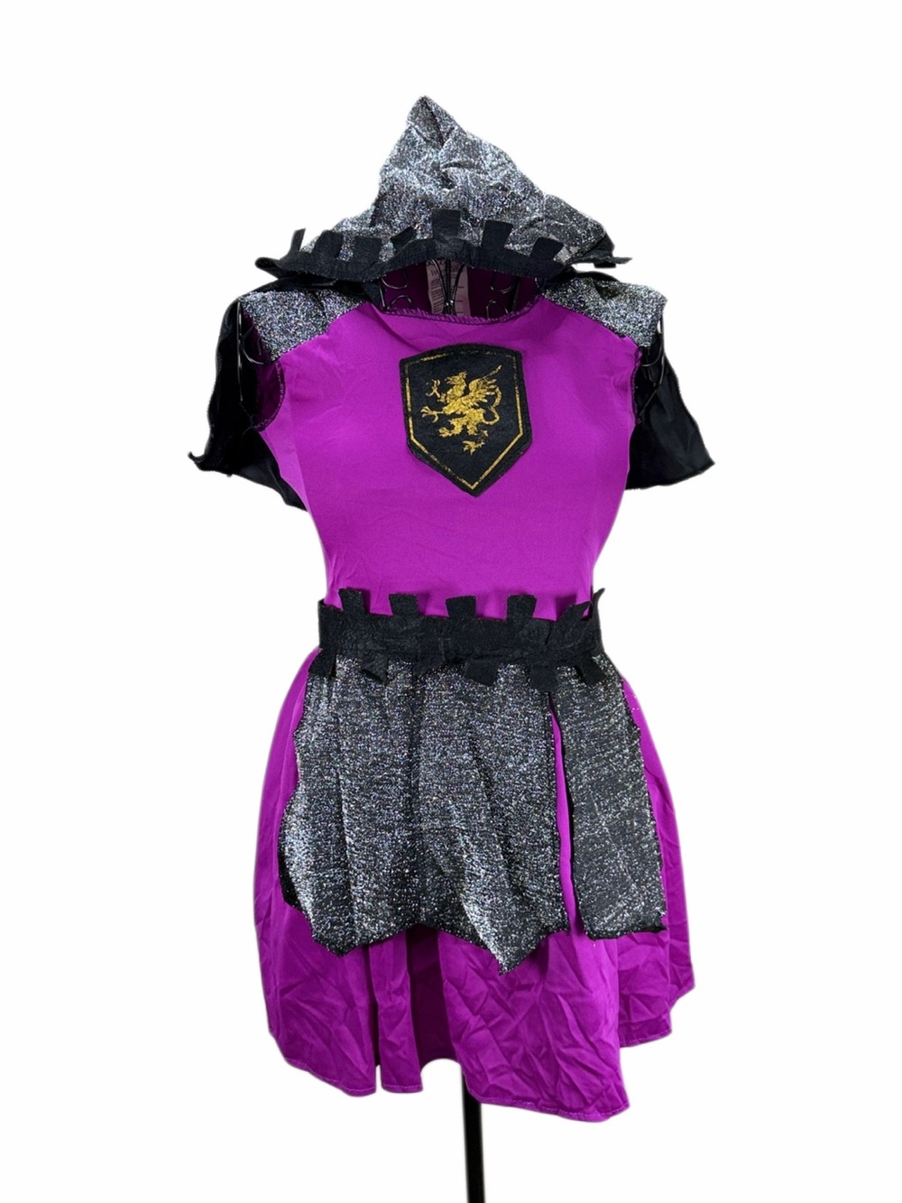 WONDERLAND Purple and Silver Medieval Knightette Costume
